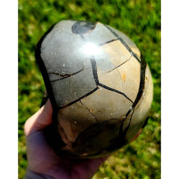 Large Septerian Druzy Sphere crystal - dragon stone, grounding geode - Picture 2 of 3